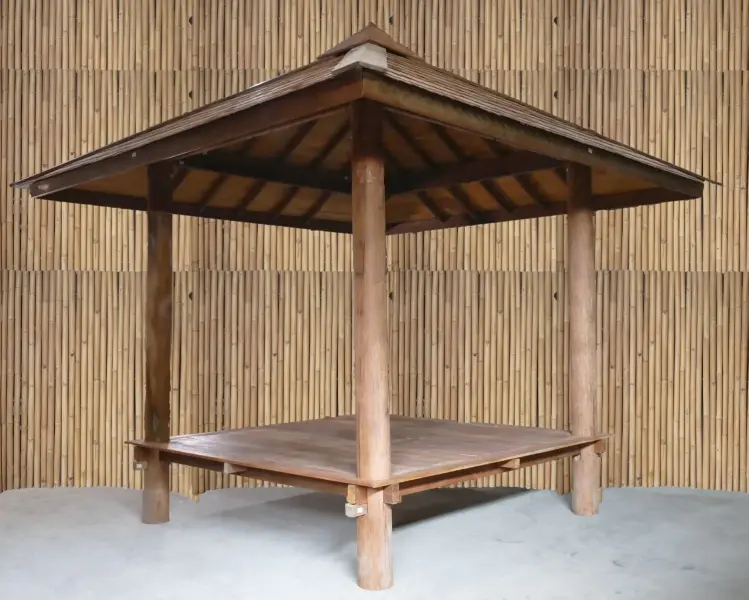 Product image 1 of the product “Gazebo 420x414x410cm Model1, with Bankirai Flooring ”